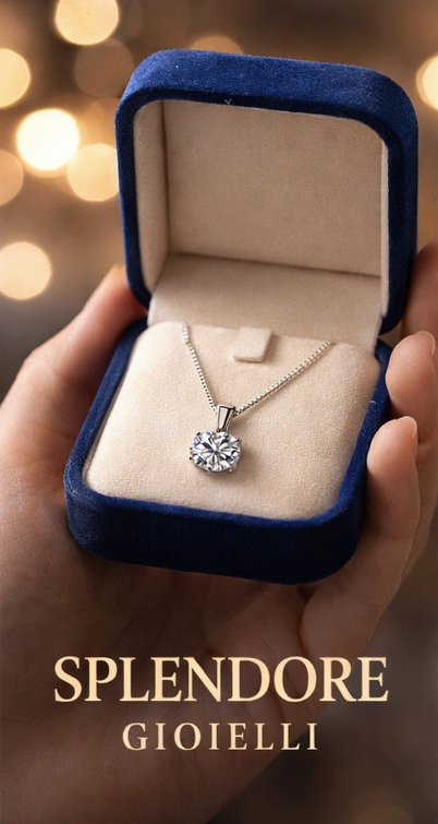 Collana Pendente Moissanite Elegante™