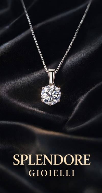 Collana Pendente Moissanite Elegante™