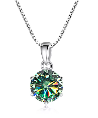 Collana Pendente Moissanite Elegante™