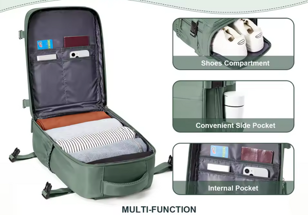Zaino da viaggio multifunzionale