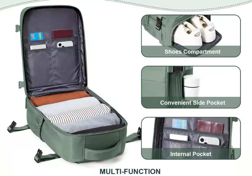 Zaino da viaggio multifunzionale